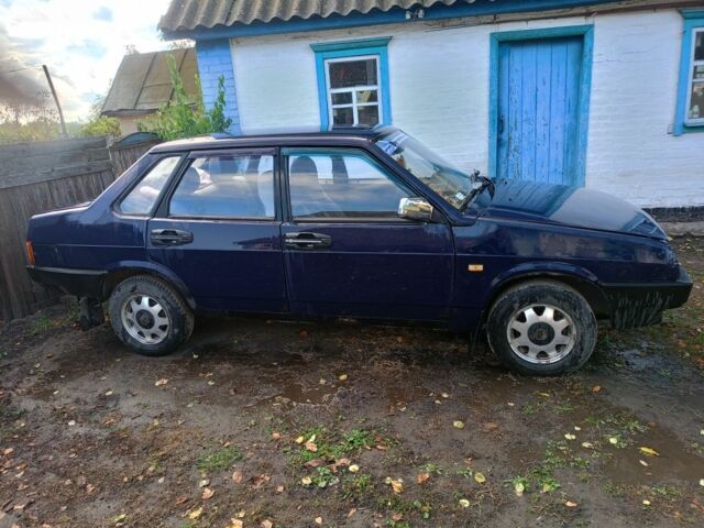 Синий ВАЗ 21099, объемом двигателя 1.5 л и пробегом 1 тыс. км за 481 $, фото 4 на Automoto.ua