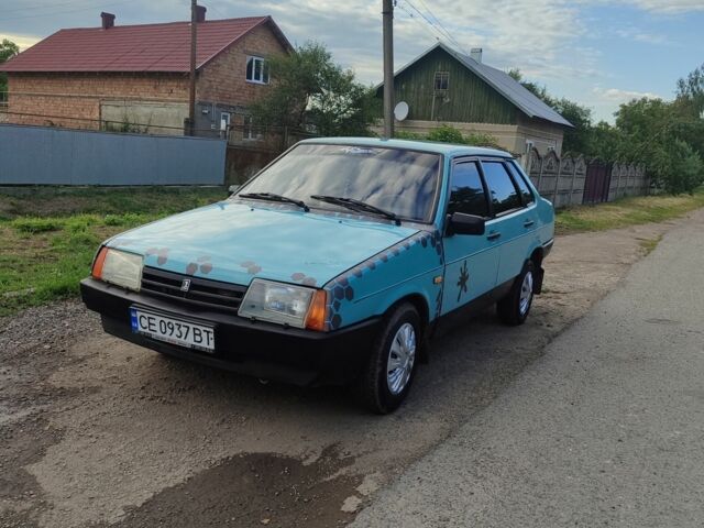Синий ВАЗ 21099, объемом двигателя 1.5 л и пробегом 288 тыс. км за 1000 $, фото 6 на Automoto.ua