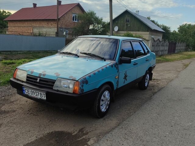 Синий ВАЗ 21099, объемом двигателя 1.5 л и пробегом 288 тыс. км за 1000 $, фото 8 на Automoto.ua