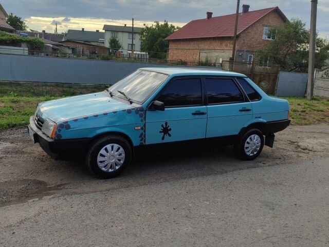Синий ВАЗ 21099, объемом двигателя 1.5 л и пробегом 288 тыс. км за 1000 $, фото 10 на Automoto.ua