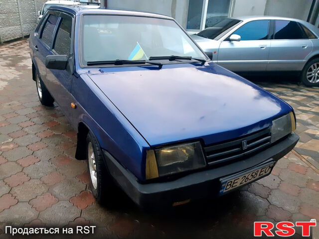 Синий ВАЗ 21099, объемом двигателя 1.5 л и пробегом 1000 тыс. км за 1100 $, фото 7 на Automoto.ua
