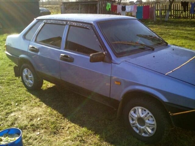 Синий ВАЗ 21099, объемом двигателя 0 л и пробегом 3 тыс. км за 1500 $, фото 1 на Automoto.ua