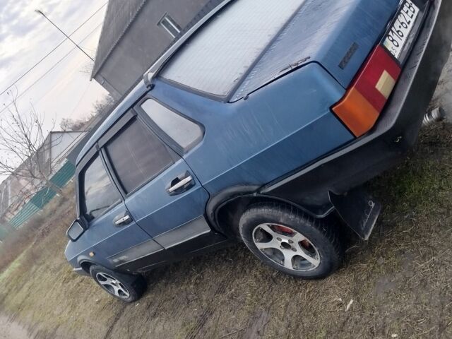 Синий ВАЗ 21099, объемом двигателя 1 л и пробегом 1 тыс. км за 851 $, фото 5 на Automoto.ua