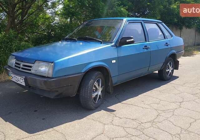Синий ВАЗ 21099, объемом двигателя 1.5 л и пробегом 228 тыс. км за 1450 $, фото 6 на Automoto.ua
