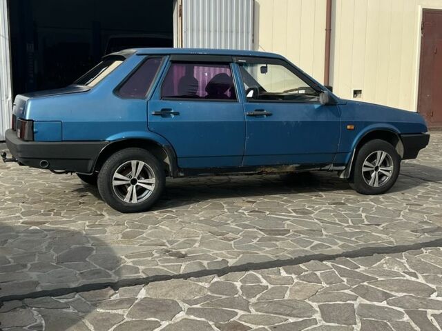 Синий ВАЗ 21099, объемом двигателя 1.5 л и пробегом 3 тыс. км за 1200 $, фото 1 на Automoto.ua