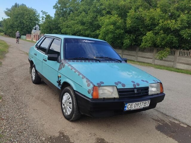 Синий ВАЗ 21099, объемом двигателя 1.5 л и пробегом 288 тыс. км за 1000 $, фото 9 на Automoto.ua
