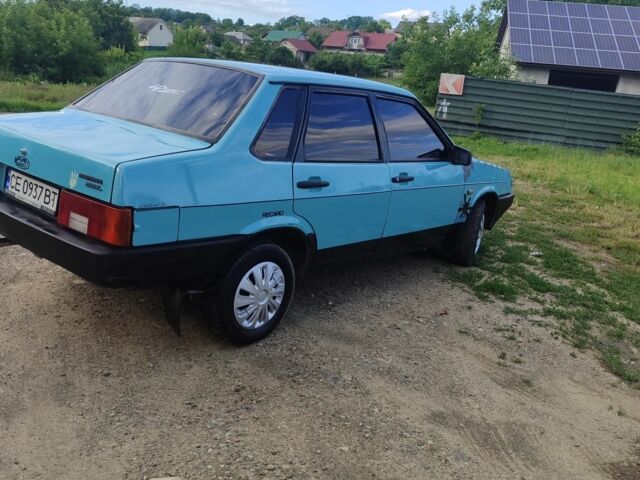 Синий ВАЗ 21099, объемом двигателя 1.5 л и пробегом 288 тыс. км за 1000 $, фото 12 на Automoto.ua