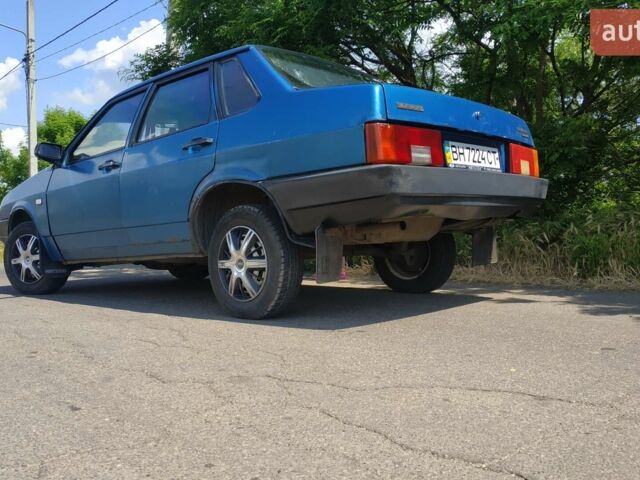 Синий ВАЗ 21099, объемом двигателя 1.5 л и пробегом 228 тыс. км за 1450 $, фото 3 на Automoto.ua