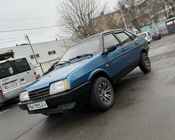 Синий ВАЗ 21099, объемом двигателя 1.5 л и пробегом 200 тыс. км за 1199 $, фото 1 на Automoto.ua