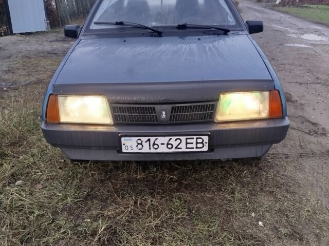 Синий ВАЗ 21099, объемом двигателя 1 л и пробегом 1 тыс. км за 851 $, фото 3 на Automoto.ua