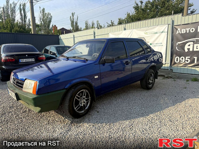 Синий ВАЗ 21099, объемом двигателя 1.5 л и пробегом 200 тыс. км за 1800 $, фото 4 на Automoto.ua