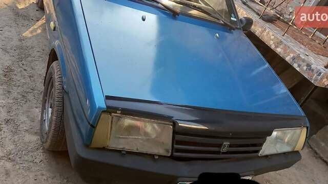 Синий ВАЗ 21099, объемом двигателя 1.5 л и пробегом 277 тыс. км за 1900 $, фото 1 на Automoto.ua