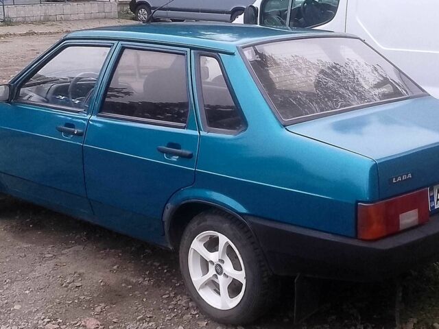 Синий ВАЗ 21099, объемом двигателя 1.5 л и пробегом 235 тыс. км за 1290 $, фото 3 на Automoto.ua