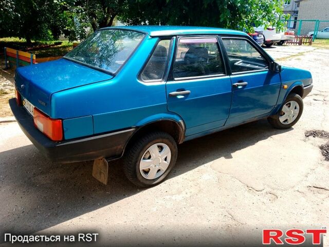 Синий ВАЗ 21099, объемом двигателя 1.5 л и пробегом 100 тыс. км за 1400 $, фото 3 на Automoto.ua