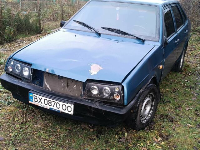 Синий ВАЗ 21099, объемом двигателя 1.5 л и пробегом 300 тыс. км за 420 $, фото 9 на Automoto.ua