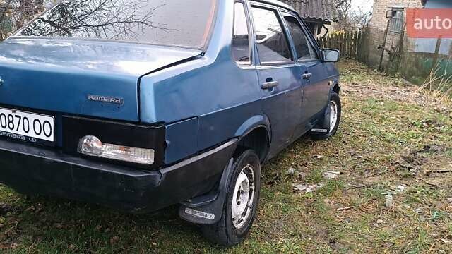 Синий ВАЗ 21099, объемом двигателя 1.5 л и пробегом 300 тыс. км за 398 $, фото 3 на Automoto.ua