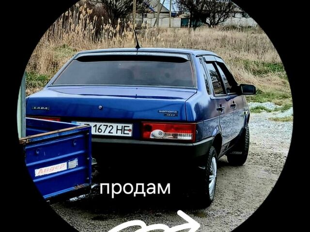 Синий ВАЗ 21099, объемом двигателя 1.5 л и пробегом 100 тыс. км за 2000 $, фото 3 на Automoto.ua