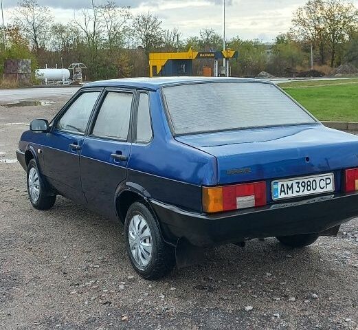 Синий ВАЗ 21099, объемом двигателя 1.5 л и пробегом 222 тыс. км за 850 $, фото 3 на Automoto.ua