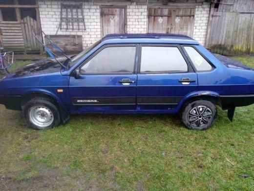 Синий ВАЗ 21099, объемом двигателя 1.5 л и пробегом 2 тыс. км за 900 $, фото 1 на Automoto.ua