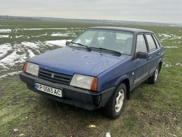 Синій ВАЗ 21099, об'ємом двигуна 1.5 л та пробігом 262 тис. км за 1300 $, фото 4 на Automoto.ua