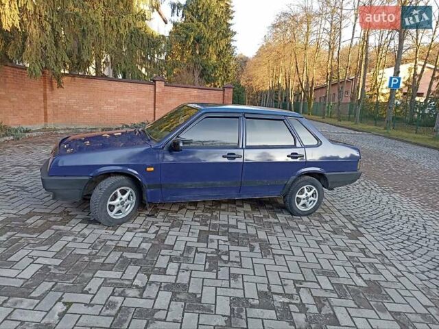 Синий ВАЗ 21099, объемом двигателя 1.5 л и пробегом 173 тыс. км за 1400 $, фото 1 на Automoto.ua