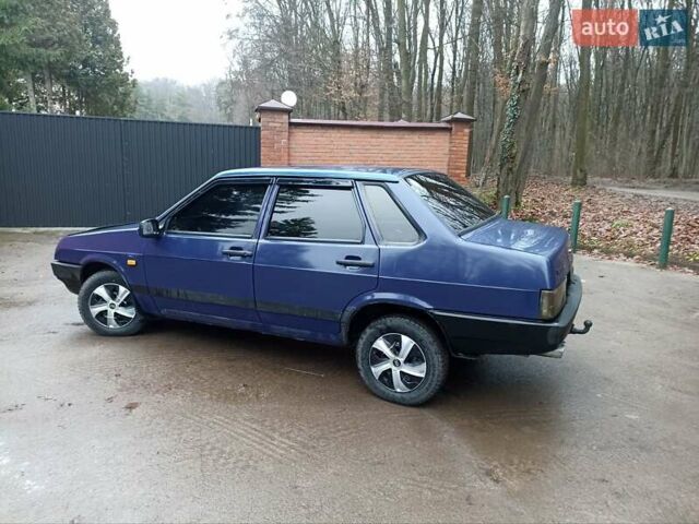 Синій ВАЗ 21099, об'ємом двигуна 1.5 л та пробігом 173 тис. км за 1350 $, фото 16 на Automoto.ua