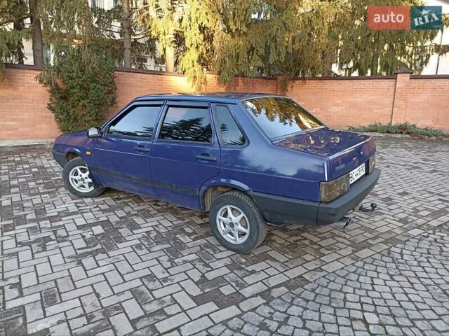 Синий ВАЗ 21099, объемом двигателя 1.5 л и пробегом 173 тыс. км за 1300 $, фото 16 на Automoto.ua