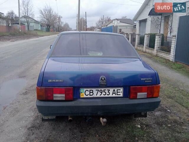 Синий ВАЗ 21099, объемом двигателя 1.5 л и пробегом 200 тыс. км за 1100 $, фото 3 на Automoto.ua