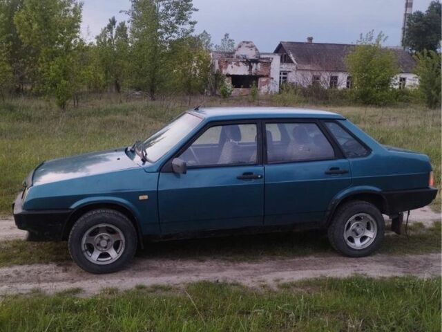 Синий ВАЗ 21099, объемом двигателя 1.5 л и пробегом 60 тыс. км за 1150 $, фото 2 на Automoto.ua