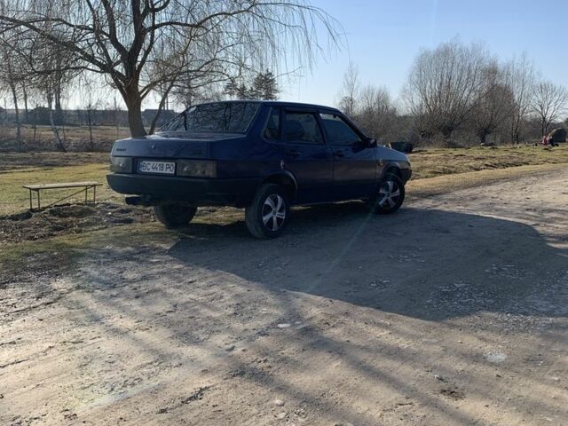 Синий ВАЗ 21099, объемом двигателя 1.5 л и пробегом 163 тыс. км за 1800 $, фото 5 на Automoto.ua