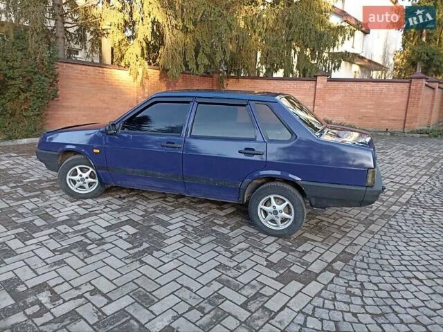 Синий ВАЗ 21099, объемом двигателя 1.5 л и пробегом 173 тыс. км за 1400 $, фото 16 на Automoto.ua