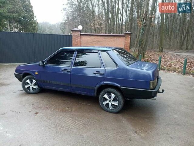 Синий ВАЗ 21099, объемом двигателя 1.5 л и пробегом 173 тыс. км за 1300 $, фото 21 на Automoto.ua