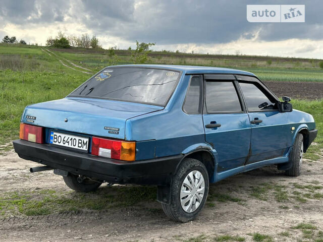 Синий ВАЗ 21099, объемом двигателя 1.5 л и пробегом 100 тыс. км за 1200 $, фото 4 на Automoto.ua