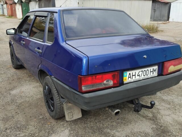 ВАЗ 21099 2002 в Днепре (Днепропетровске) на Automoto.ua Синий ВАЗ 21099, объемом двигателя 1.5 л и пробегом 300 тыс. км за 850 $, фото 4 на Automoto.ua