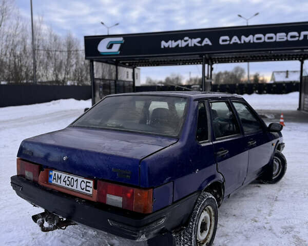 Синій ВАЗ 21099, об'ємом двигуна 1.5 л та пробігом 90 тис. км за 1050 $, фото 4 на Automoto.ua