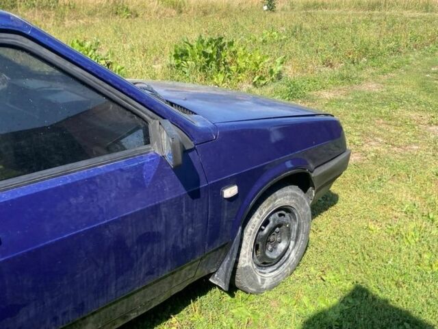 Синий ВАЗ 21099, объемом двигателя 1.5 л и пробегом 33 тыс. км за 628 $, фото 2 на Automoto.ua