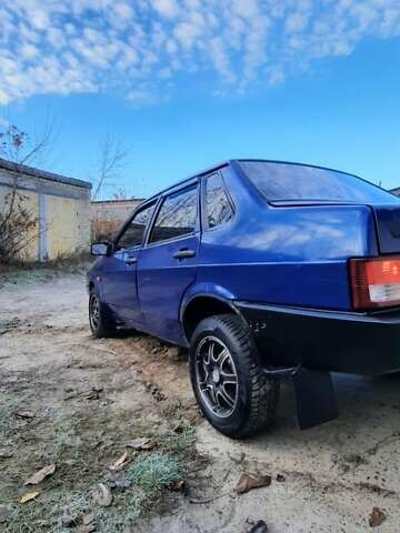 Синий ВАЗ 21099, объемом двигателя 1.5 л и пробегом 266 тыс. км за 1450 $, фото 16 на Automoto.ua