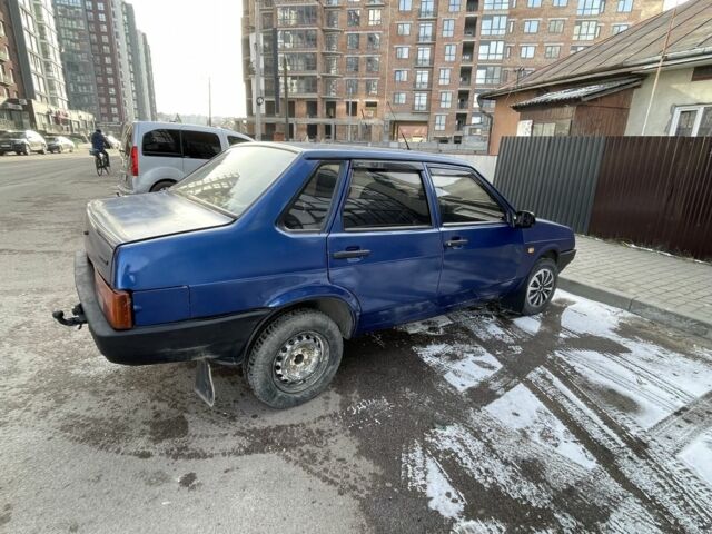Синий ВАЗ 21099, объемом двигателя 1.5 л и пробегом 245 тыс. км за 1100 $, фото 5 на Automoto.ua
