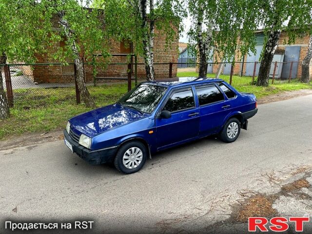 Синий ВАЗ 21099, объемом двигателя 1.5 л и пробегом 119 тыс. км за 1700 $, фото 1 на Automoto.ua