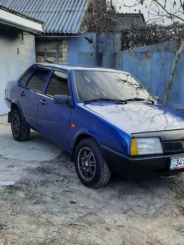 Синий ВАЗ 21099, объемом двигателя 1.5 л и пробегом 266 тыс. км за 1450 $, фото 88 на Automoto.ua