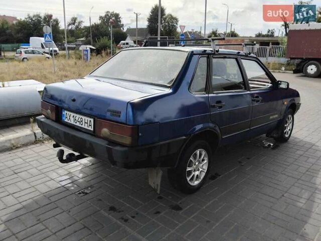 Синий ВАЗ 21099, объемом двигателя 1.5 л и пробегом 700 тыс. км за 1000 $, фото 1 на Automoto.ua