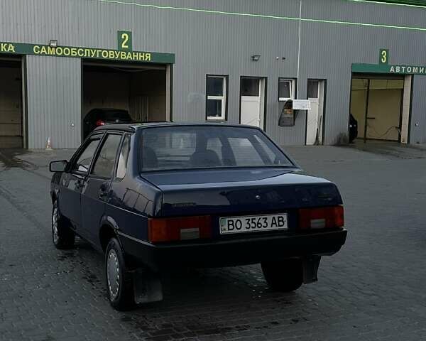 Синий ВАЗ 21099, объемом двигателя 1.5 л и пробегом 134 тыс. км за 1550 $, фото 3 на Automoto.ua