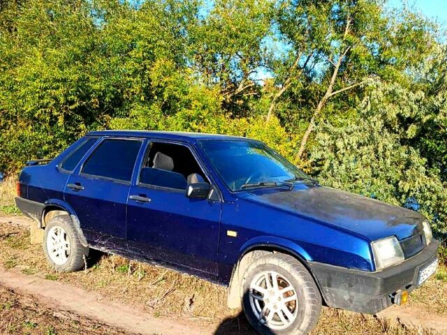 Синий ВАЗ 21099, объемом двигателя 1.5 л и пробегом 0 тыс. км за 1400 $, фото 1 на Automoto.ua
