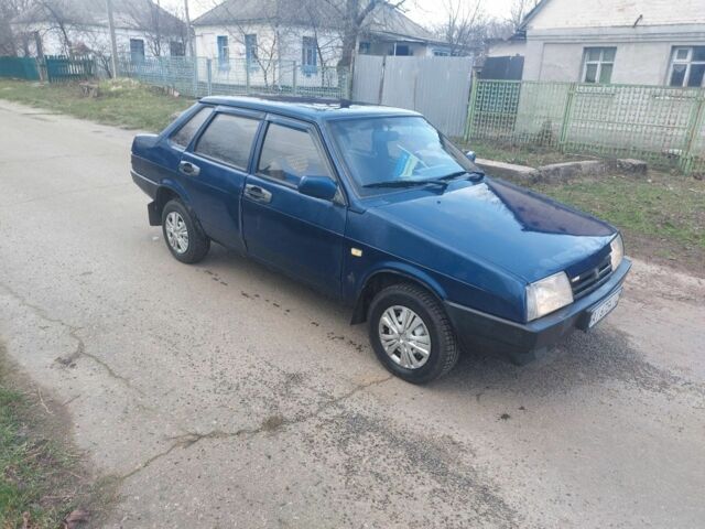 Синій ВАЗ 21099, об'ємом двигуна 1.5 л та пробігом 120 тис. км за 1500 $, фото 1 на Automoto.ua