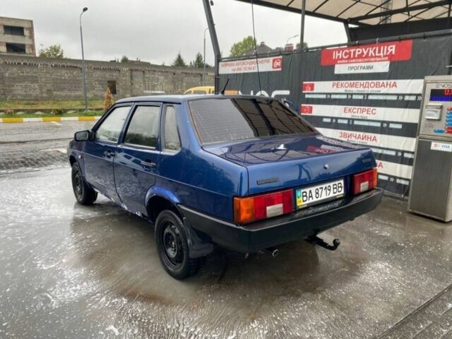 Синий ВАЗ 21099, объемом двигателя 0 л и пробегом 270 тыс. км за 1000 $, фото 3 на Automoto.ua