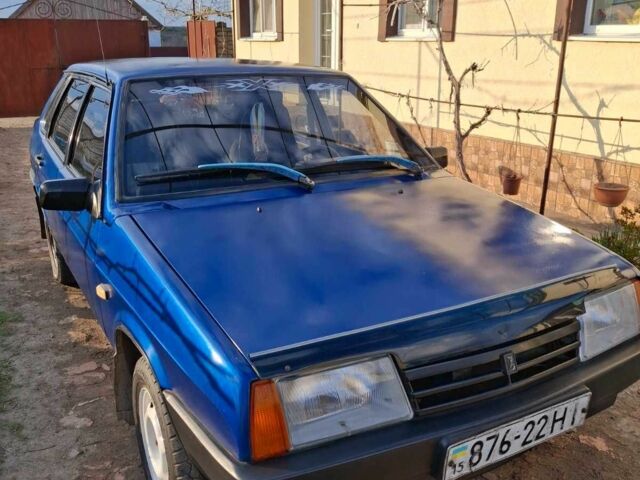 Синий ВАЗ 21099, объемом двигателя 1.5 л и пробегом 213 тыс. км за 1300 $, фото 12 на Automoto.ua