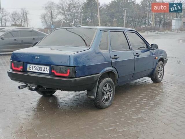 Синий ВАЗ 21099, объемом двигателя 1.5 л и пробегом 200 тыс. км за 1750 $, фото 12 на Automoto.ua