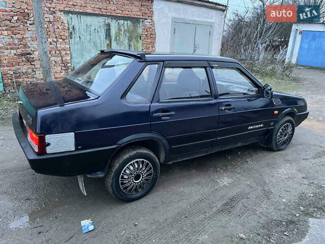 Синій ВАЗ 21099, об'ємом двигуна 1.5 л та пробігом 162 тис. км за 1350 $, фото 4 на Automoto.ua