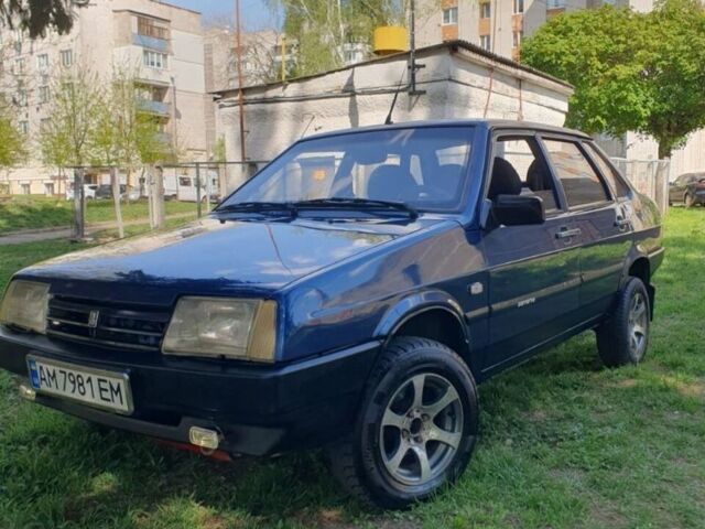Синий ВАЗ 21099, объемом двигателя 1.5 л и пробегом 3 тыс. км за 1500 $, фото 5 на Automoto.ua