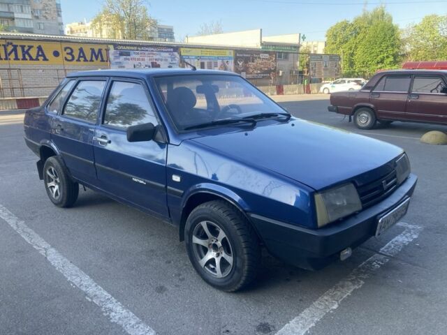 Синий ВАЗ 21099, объемом двигателя 1.5 л и пробегом 3 тыс. км за 1500 $, фото 2 на Automoto.ua